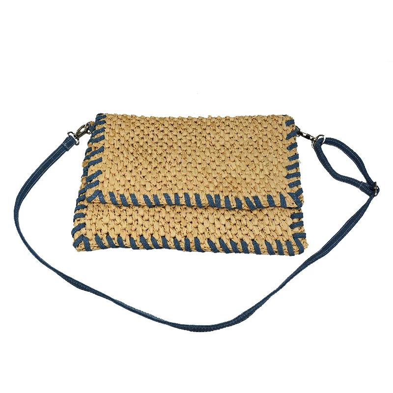 
2018 new design OEM wicker clutch purse bag for lady 