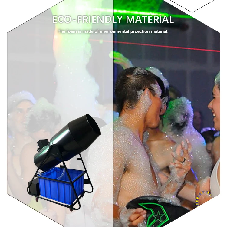 
New Arrival Popular Event Rental Snow Jet Cannon 3000W Pool Party Foam machine 