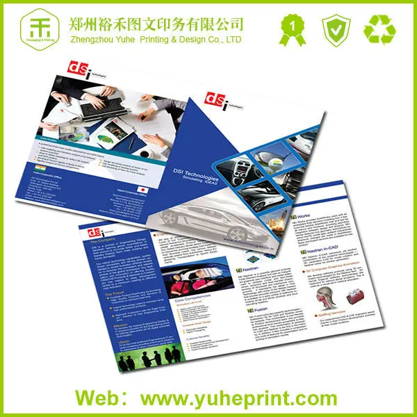 Promotional high quality free design matt lamination printing pdf catalogue iron doors