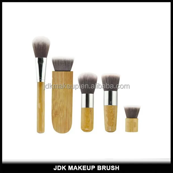Kabuki Style Make Up Brush Set Bamboo Handle Beauty Personal Care Cosmetics Brush Set