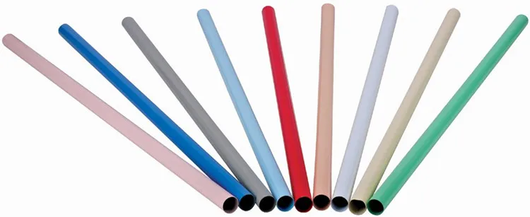 aluminum pvc coated shower curtain rod(Several Color for choose)