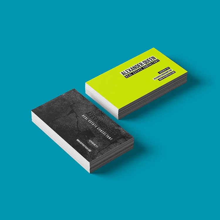 Free Sample Free Design Cardboard Matte Business Card Manufacturer Digital Printing NO MOQ Amazon Review Thank You Cards