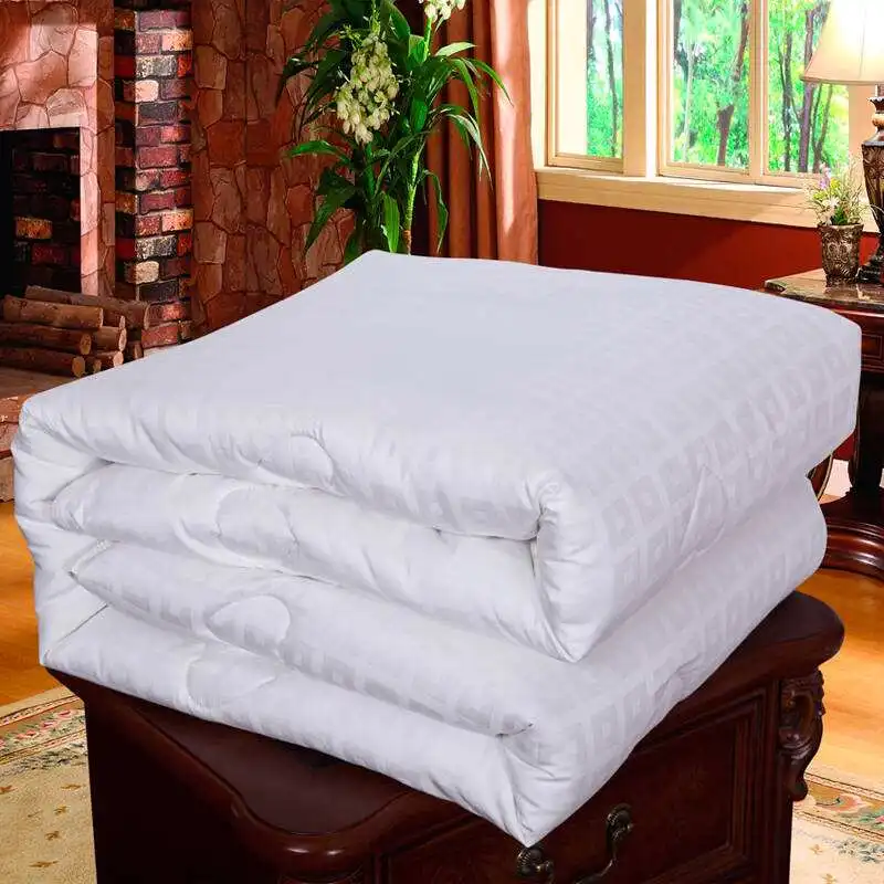 Healthcare  Hotel Bedding 100% Pure Silk Quilt king 200*220cm Fill 2kg Mulberry Silk Fiber
