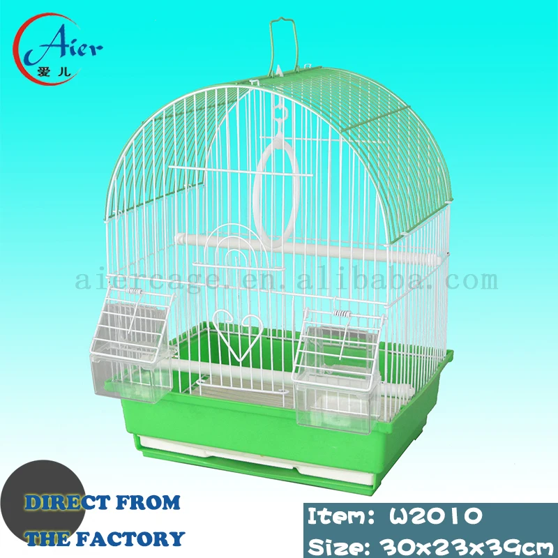 Wholesale Bird Cages 30x23x39cm Small For African Lovebirds Canary Stainsteel Gold Set Breeding Indoor Household Pet Cage