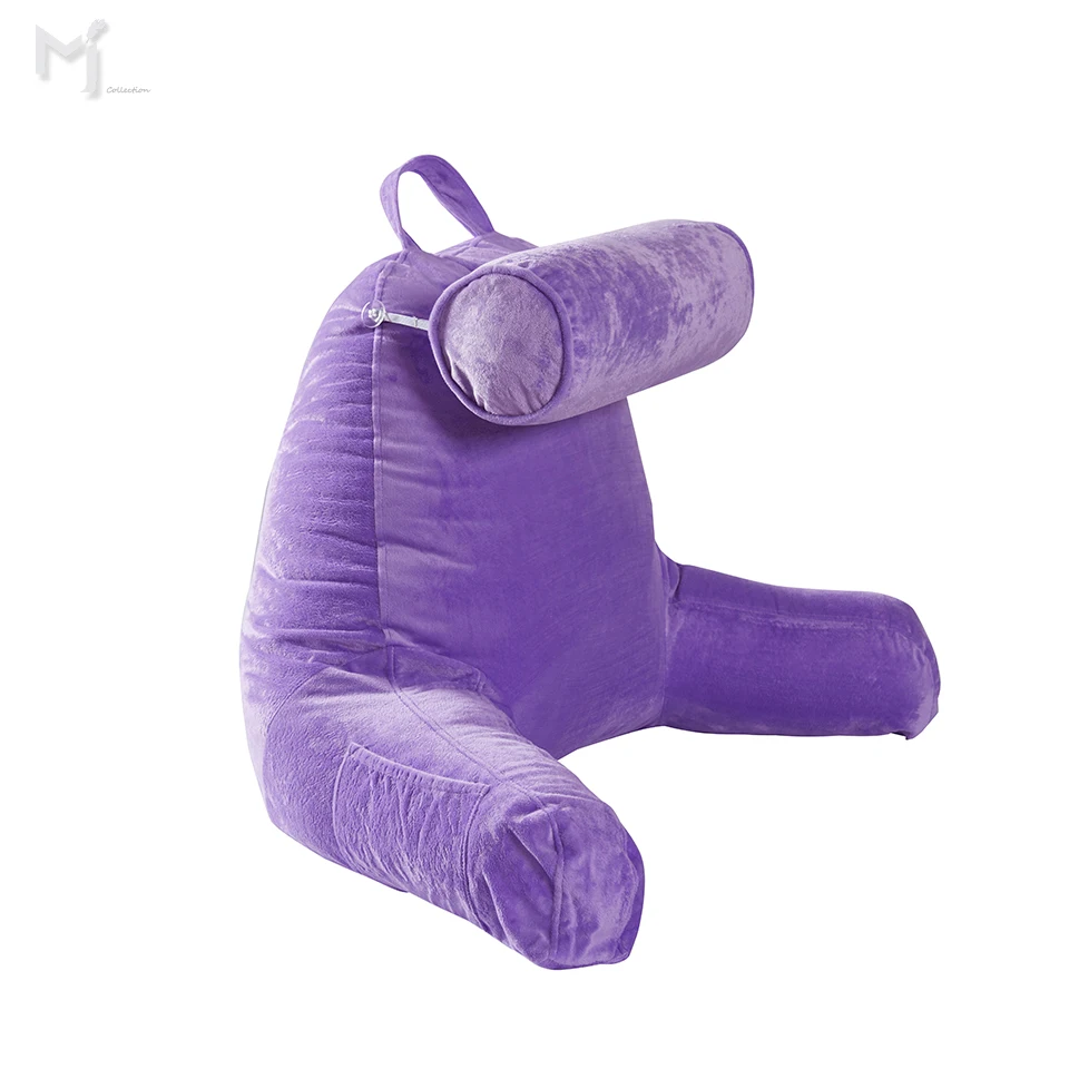 
backrest pillow with arms and reading wedge pillow , backrest for bed about tv bed pillow 
