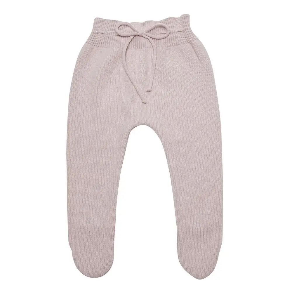 
Baby Cashmere Pants Knitting Trousers With Foot 