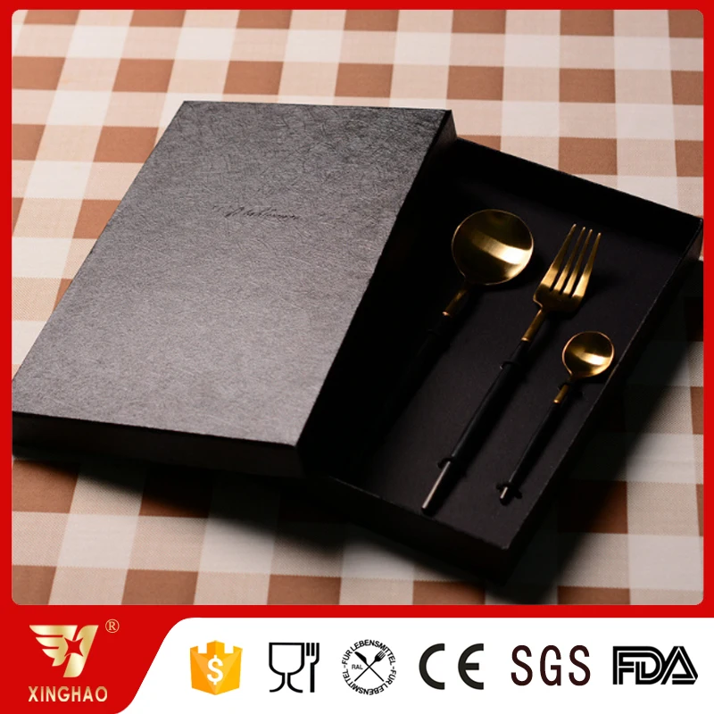 30% OFF Luxury 4 Pcs Gold Plated Cutlery Set Christmas Gift