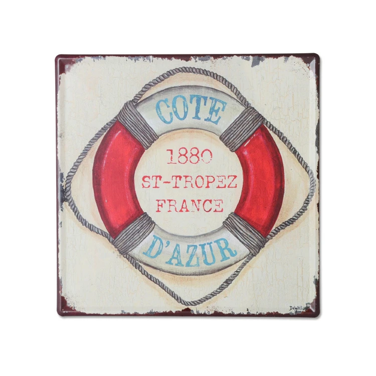 2018 popular 30x30cm vintage tin signs hotsale retro poster metal signs wall decoration for home