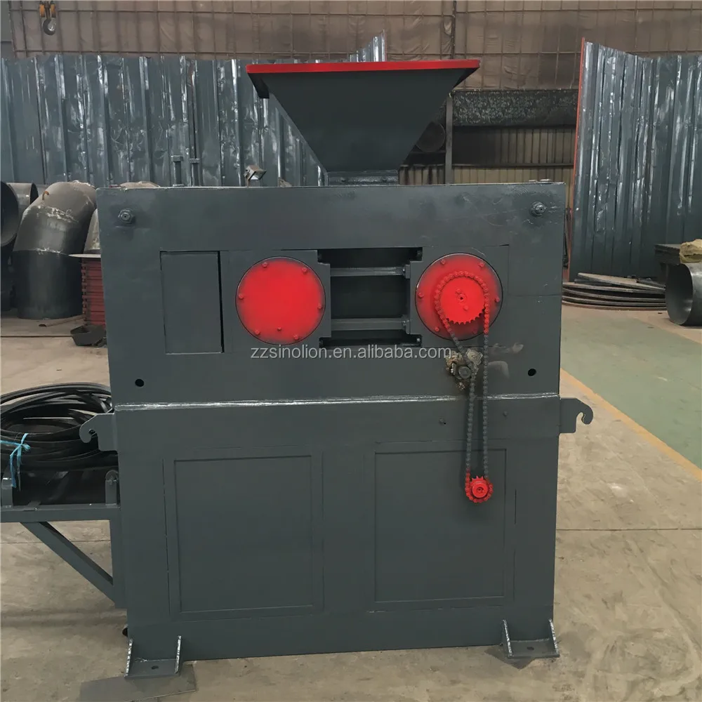 
XM-650 briquette press machine briquetting coal charcoal coke carbon black iron metal mineral powder fines breeze to briquette 
