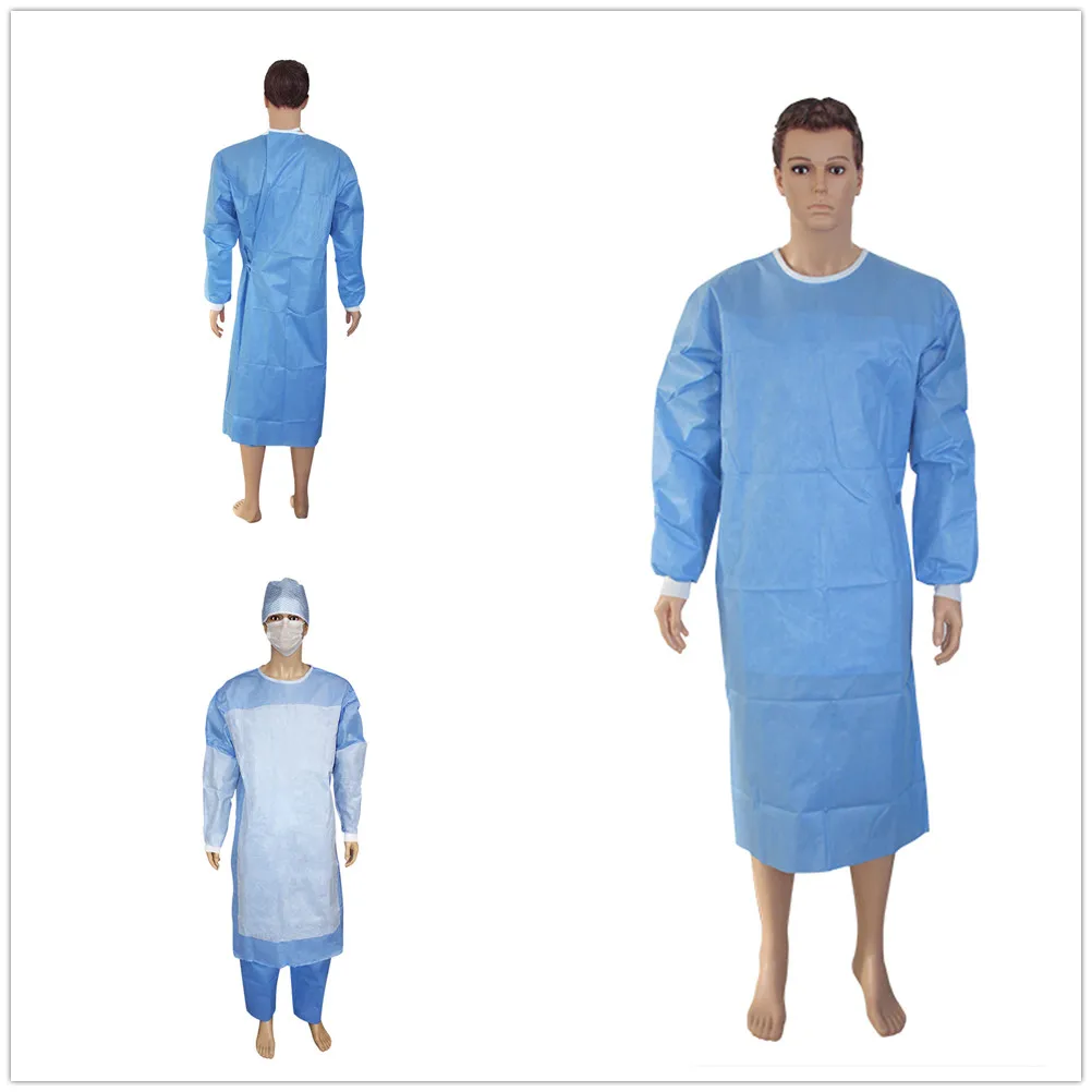 Medical supplies, disposable clothing , SMS Surgical non woven gown