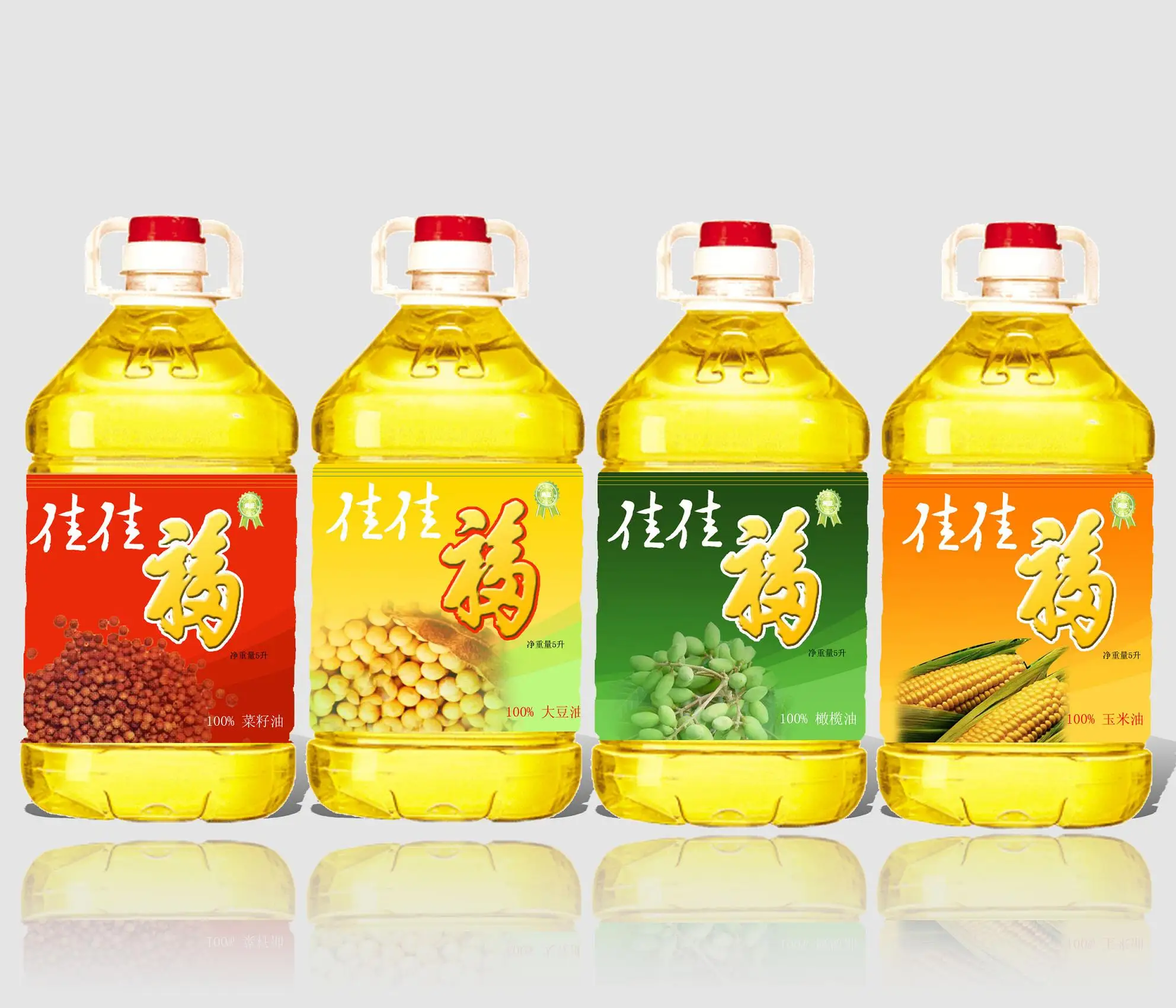 Customized peanut soybean corn edible oil or juice  bottle filling machine