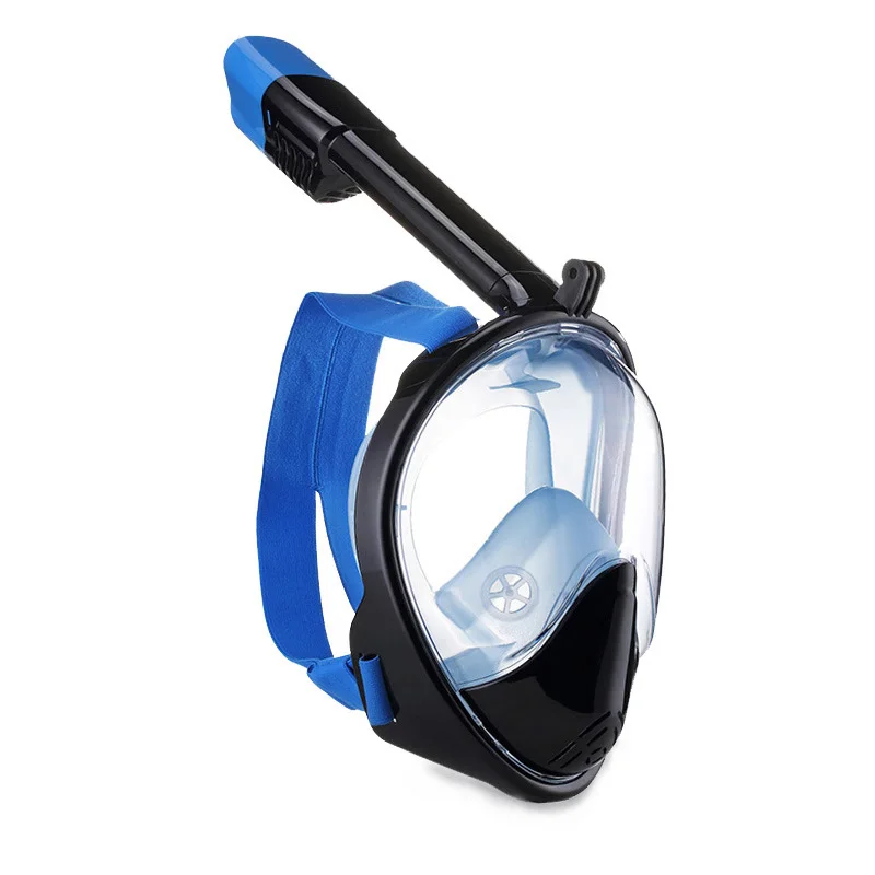 Full Face Diving Mask Full Face Free Breathing Design Anti Fog Snorkeling Full Face Snorkel Mask