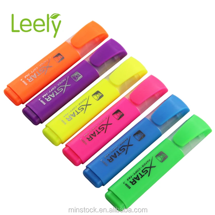 0037C bulk color highlighter marker set oem available fluorescent pen