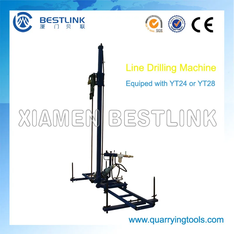 Sales Mining Quarry Pneumatic Line drilling Machine Mobile Rock Drill