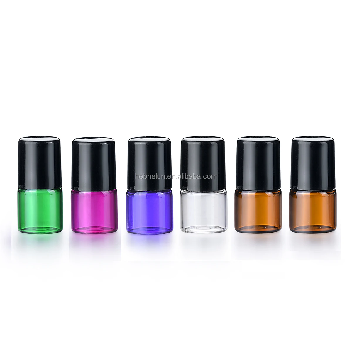 Top Selling Sample Test 1ml 2ml 3ml Cosmetic Fragrance Perfume Roll On Glass Bottles