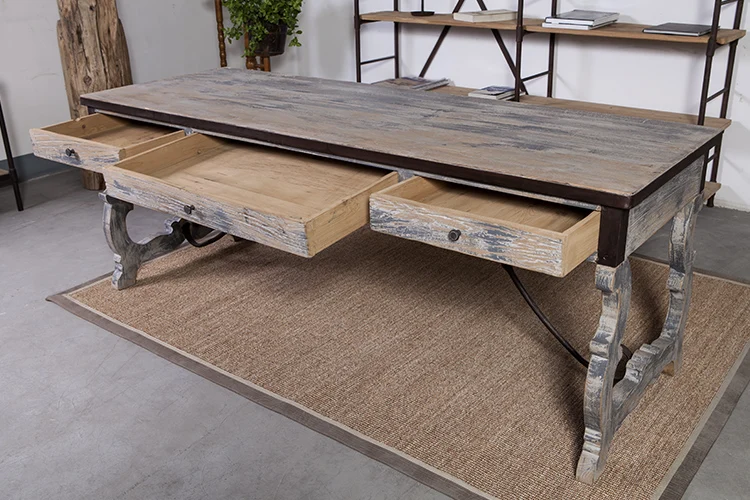 antique furniture long desk table