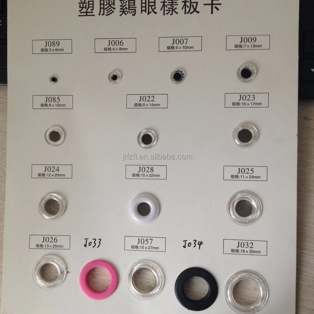 Clear Plastic Grommet Curtain Eyelet Ring Manufacture