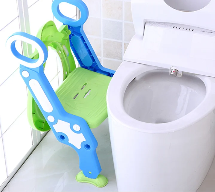 2018 Potty Trainer Toilet Seat Chair Kids Toddler With Ladder Step Up Training Stool