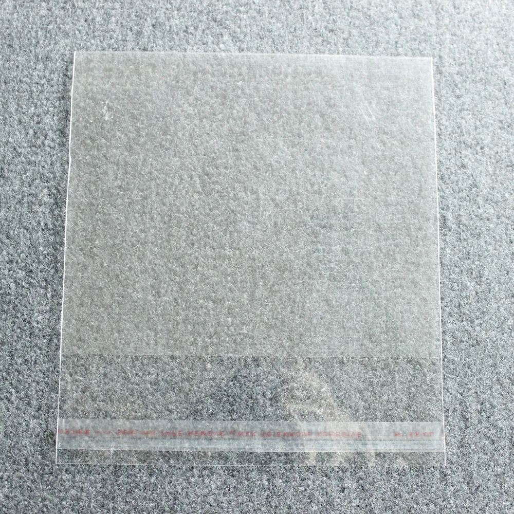 Custom Clear Self Adhesive Seal Plastic CD DVD Packing Bag