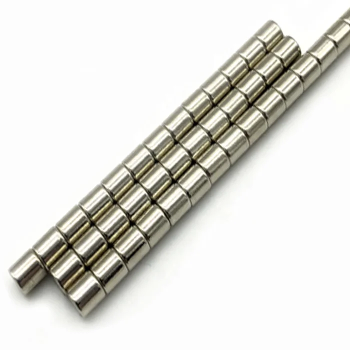 N35 N42 N52 N55 Cylinder neodymium magnet Strong permanent NdFeB magnet rod for sale