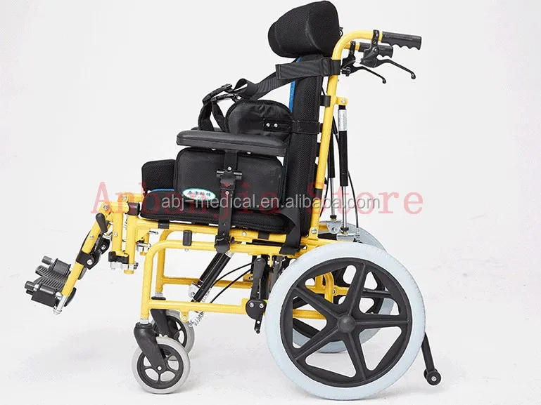 manual children wheelchair Aluminum alloy Cerebral palsy children wheelchair