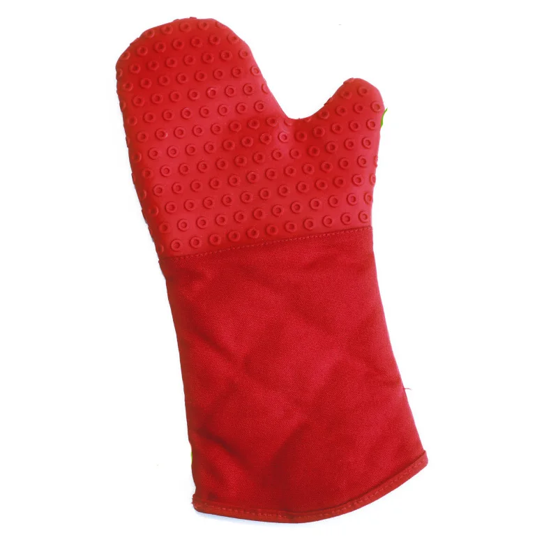 
Silicone BBQ Gloves Silicone Cooking Gloves Heat Resistant Oven Mitt 