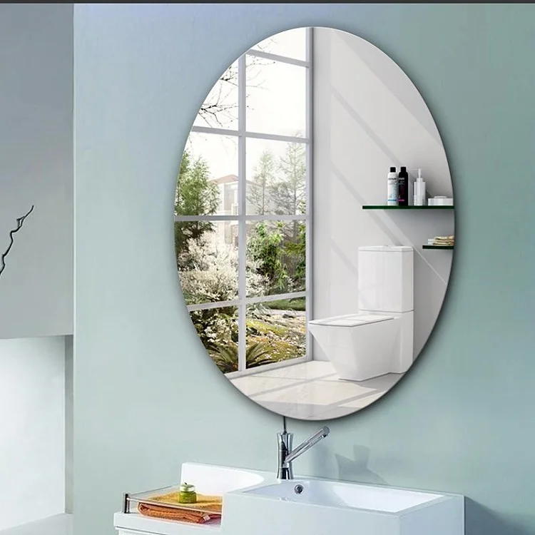One Way 3 MM 3.5 MM 5 MM Decorative  Bathroom Wall   Aluminium  Mirror Glass