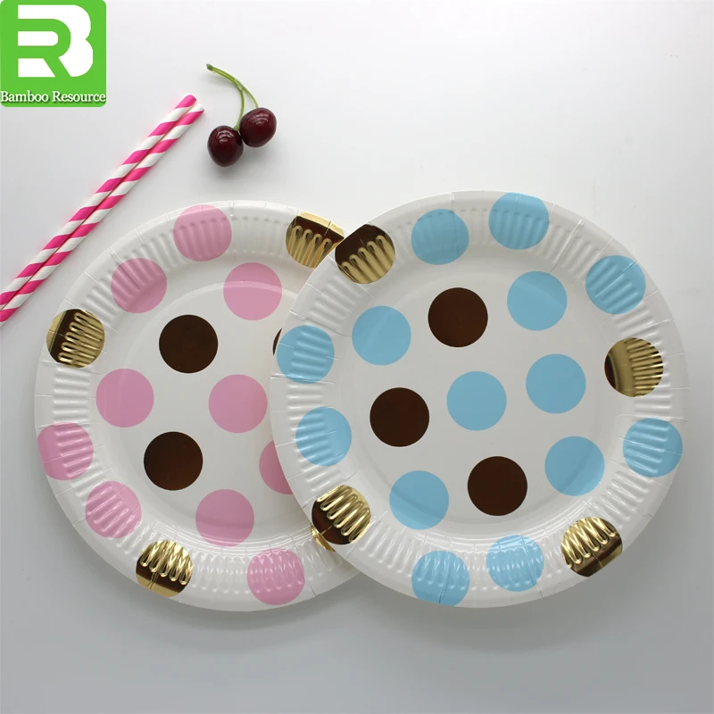 7inch 9inch 10inch disposable design your own paper plates