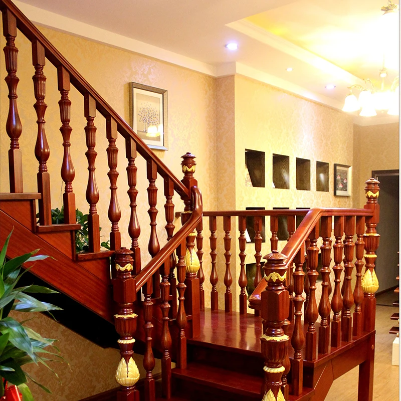 GSP16-011Antique Wood Staircase House Stairs wood staircase designs