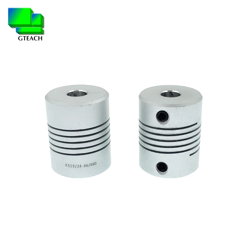 KS19/24-05/06D rotary encoder coupling Manufacturer wholesale aluminum encoder shaft helical flexible coupling