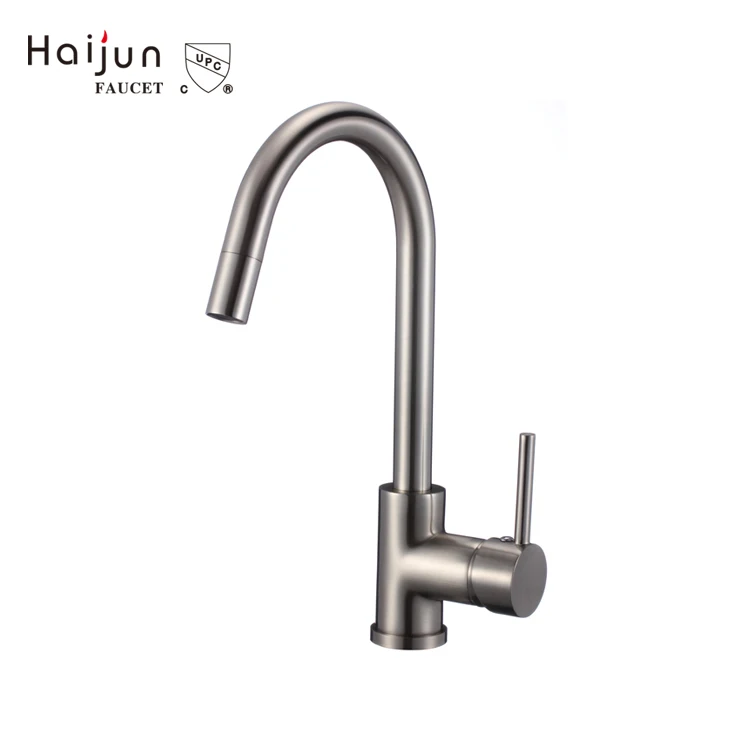 Haijun Trading Company Watermark Single Handle Spray Kitchen Sink Faucets