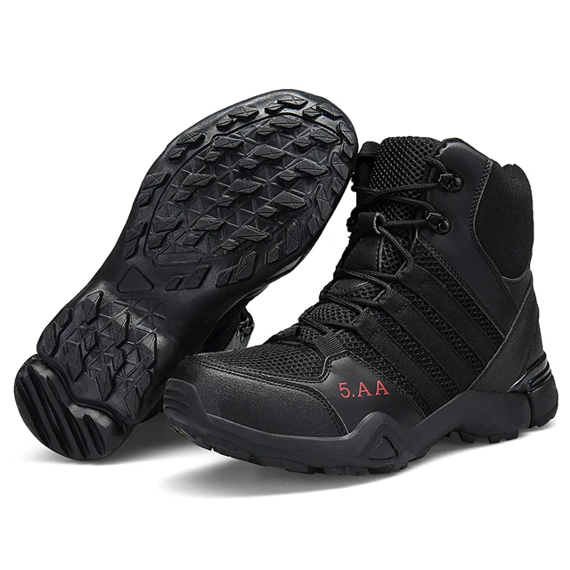 
Mens Army Military Desert Boots Tactical Combat Boots Non-Slip Breathable Shoes for Outdoor Hiking Walking Footwear 