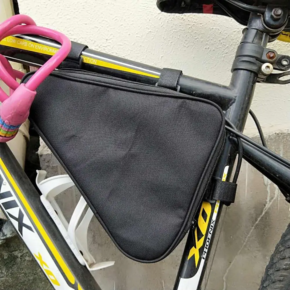 
Customized Logo Practical Outdoor Sport Bike Accessories Storage Bag Unisex Bicycle Bag Triangle Saddle Frame Pouch Cycling Bag 