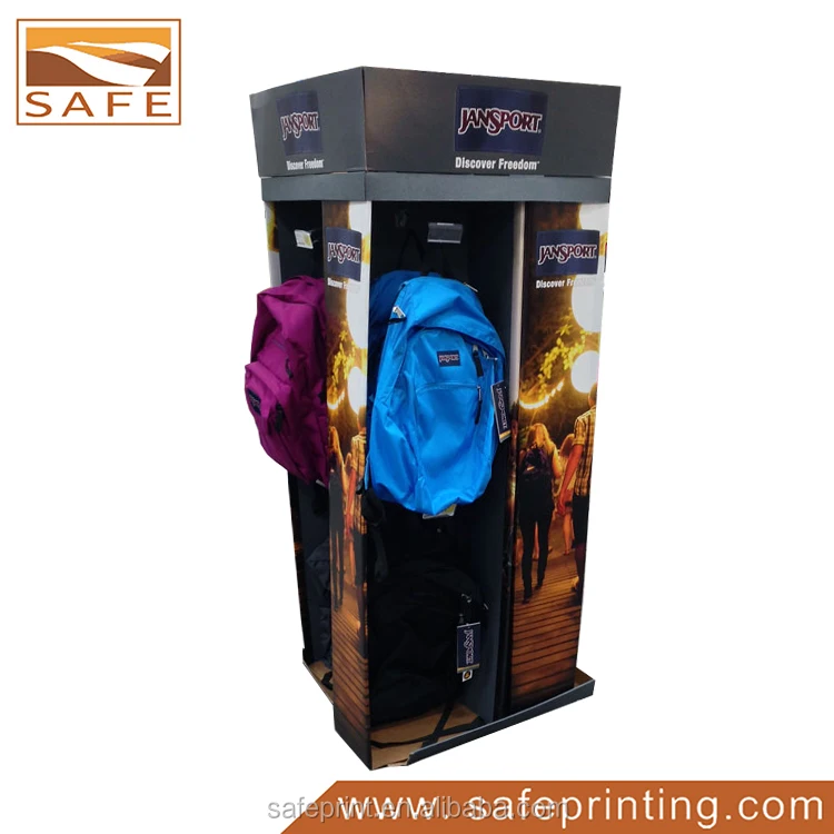 
Custom Paper Foldable Duracell Batteries Pallet Display Rack, Bag Display Rack in Supermarket, Clothes Display Rack For Kids 