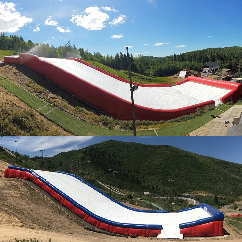 Sport mountain bike inflatable Stunt Jump skiing big giant airbag stunt air inflatable jump bag, inflatable Landing Airbag