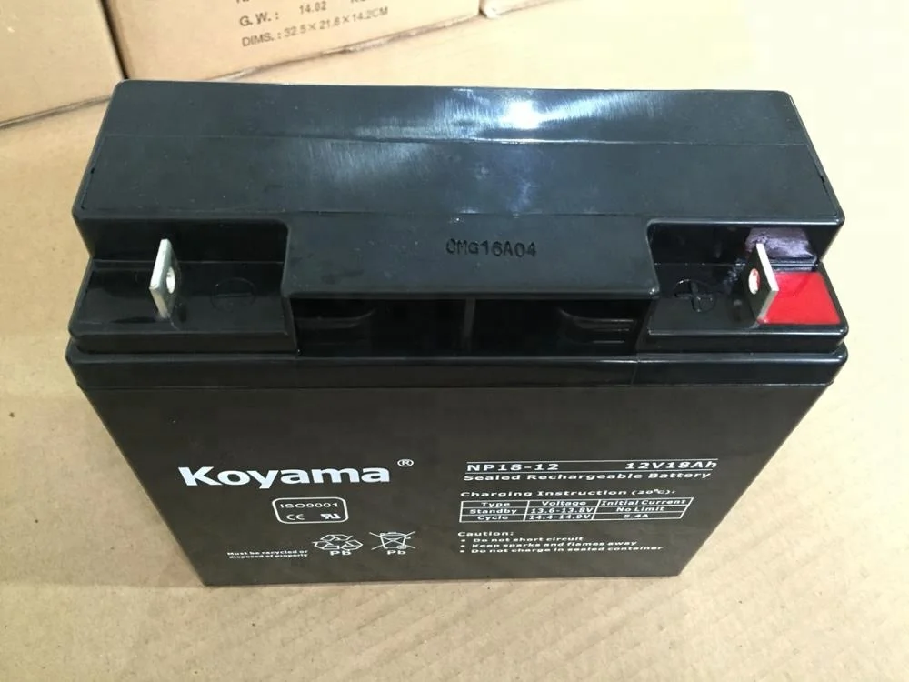 UPS BATTERY 12V 18AH AGM Lead Acid Battery For Lights, Jump Starter