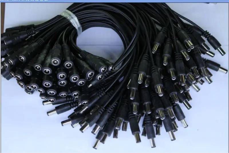 12V DC Video Cable 1 to 4 CCTV Splitter Cable