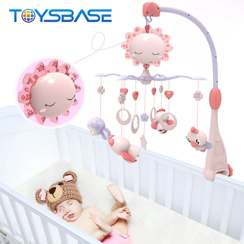 Flower Valley Appease Hanging Musical Bell Toy Baby Mobile Bed