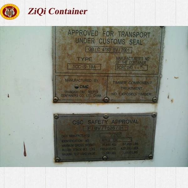 China 20/40ft low cost used refrigerated container for sale