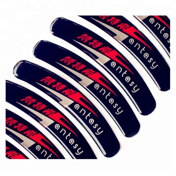 Custom Sticker Dome Resin Label Crystal Epoxy Resin Sticker Logo 3D Waterproof Adhesive Sticker