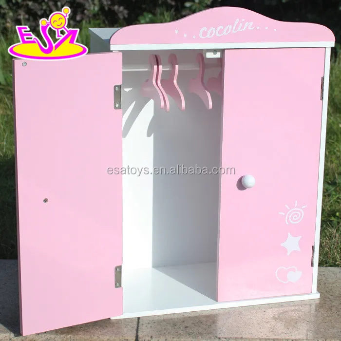 2016 brand new doll toy wardrobe, fancy toy wardrobe for kids W06B041