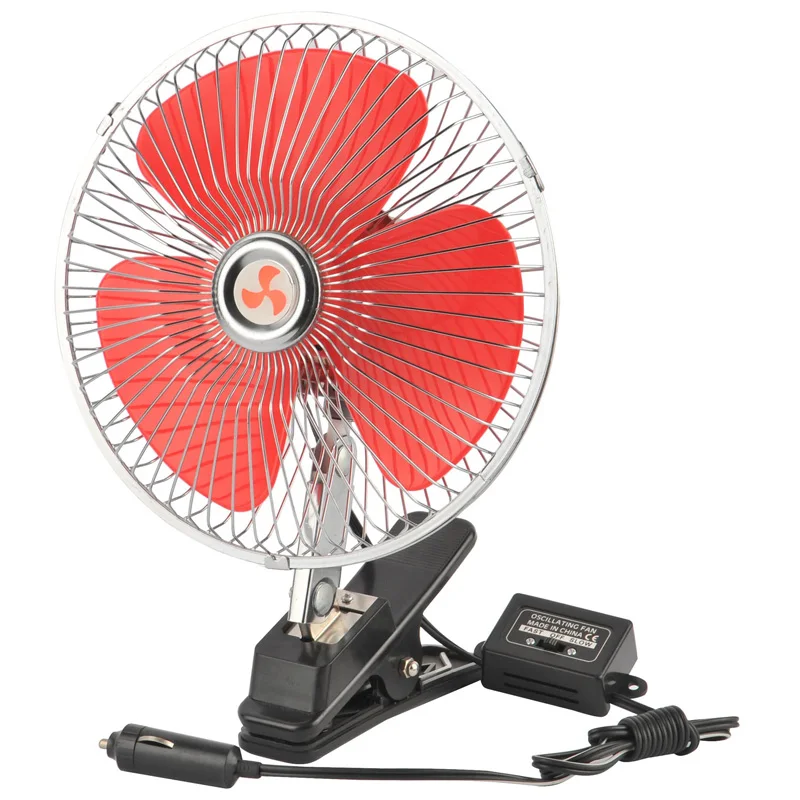 DC 12v 24v 6 inch auto car truck bus fan, portable mini car fan