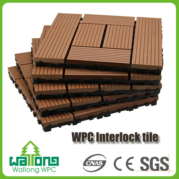 Bathroom floor waterproofing material interlocking deck tiles composite decking board
