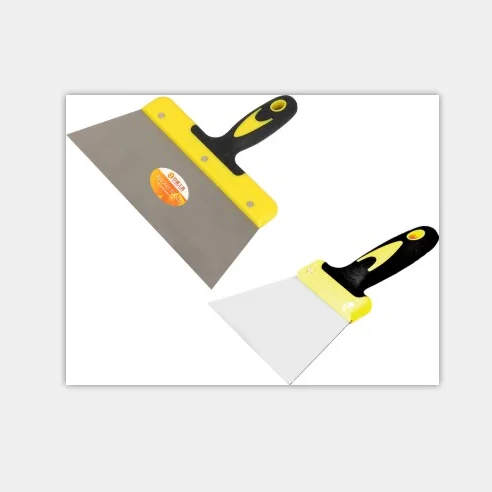big handle carbon steel scarper which finishing plaster tool