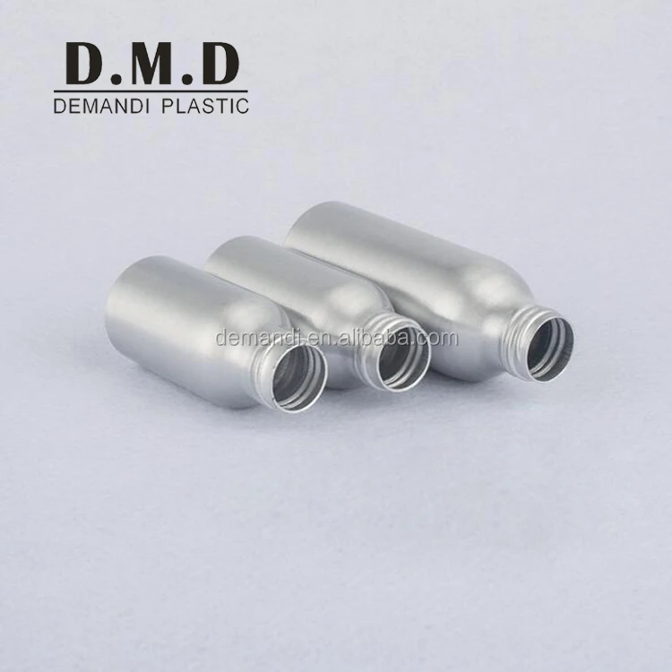 Custom logo 30ML 50ML 100ML 4 oz 120ML 150 ML 200ML 250ML 1oz aluminum bottles with screw cap