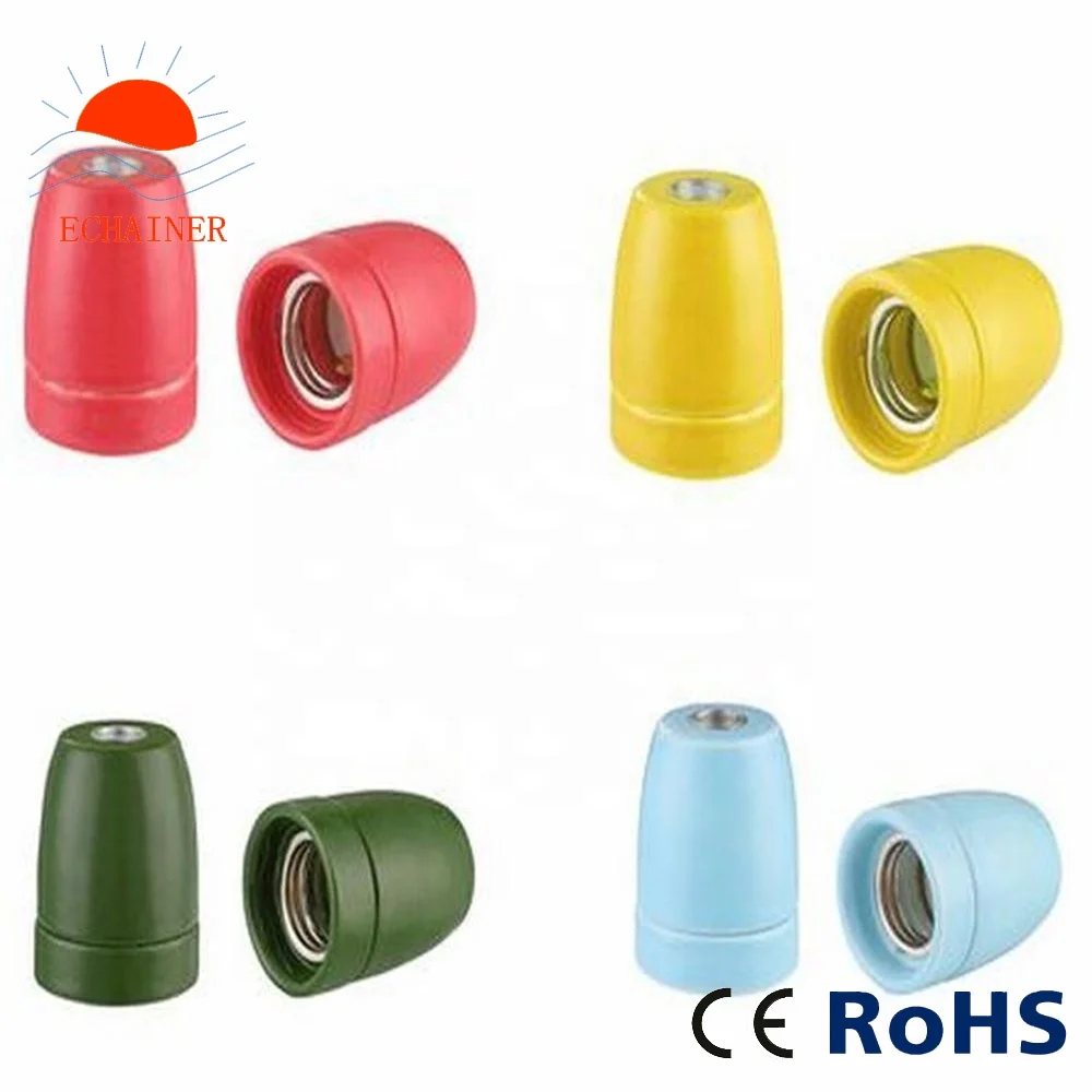 hot sale standard e27 ceramic lamp holder socket adapter