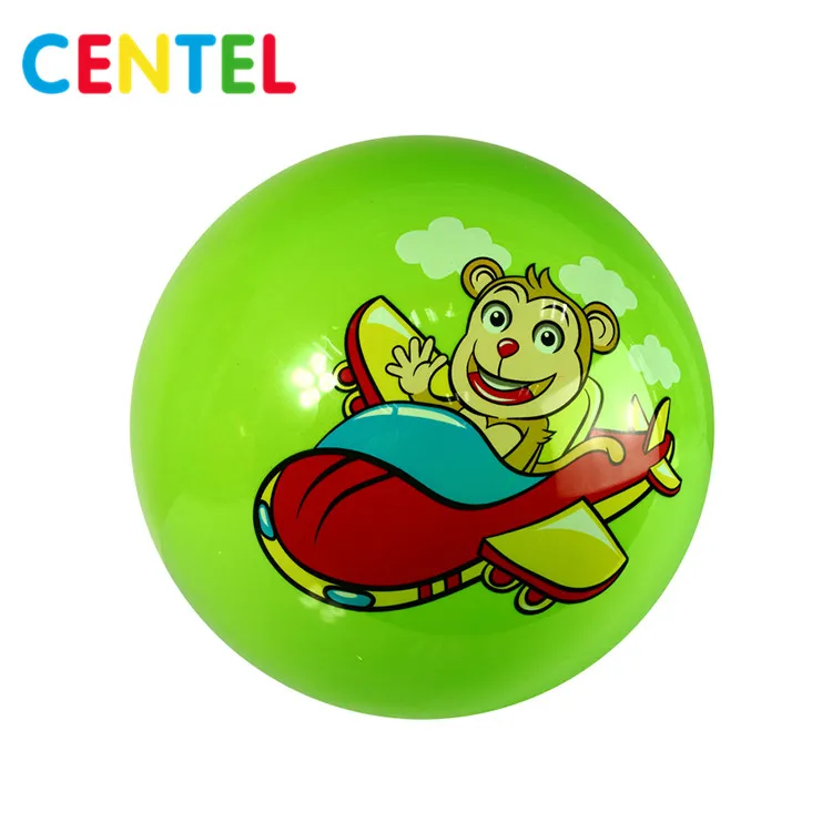 
Professional Design Soft Rubber Inflated PVC Playground Ball For Sale 