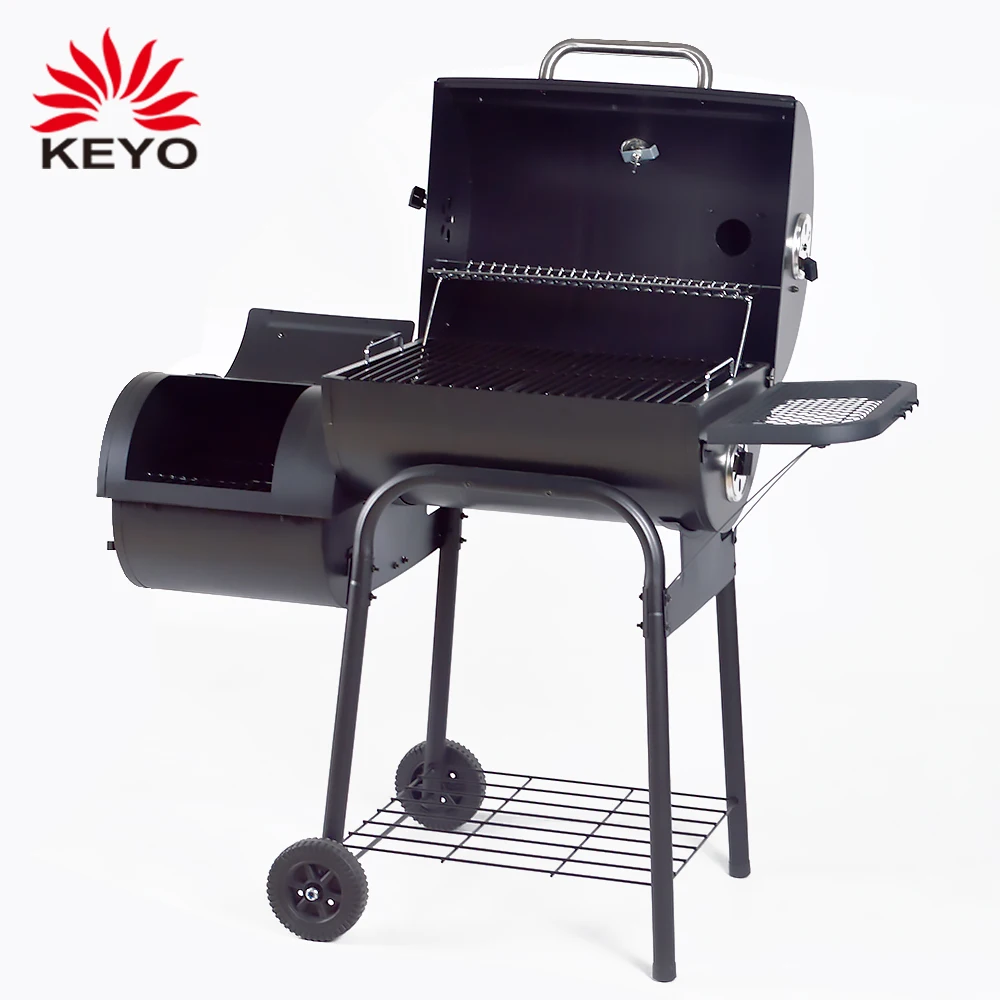 Настраиваемый уличный офсетный хромированный барбекю-гриль для барбекю