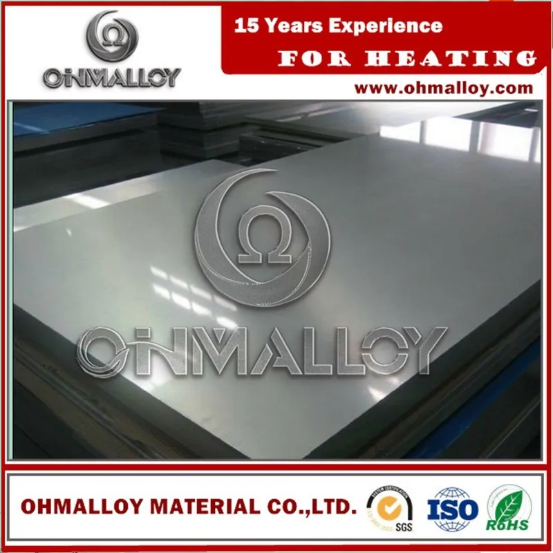 Высокотемпературная пластина/лист UNS NO6625, Inconel 625, ISO 9723, ISO 9724, ISO 9725