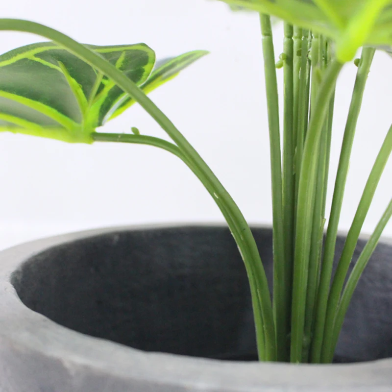 Factory wholesale artificial taro plant indoor decoration and environment trunk